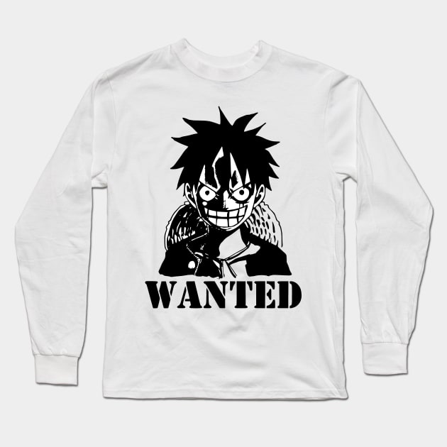 one piece anime - luffy Long Sleeve T-Shirt by OM Des